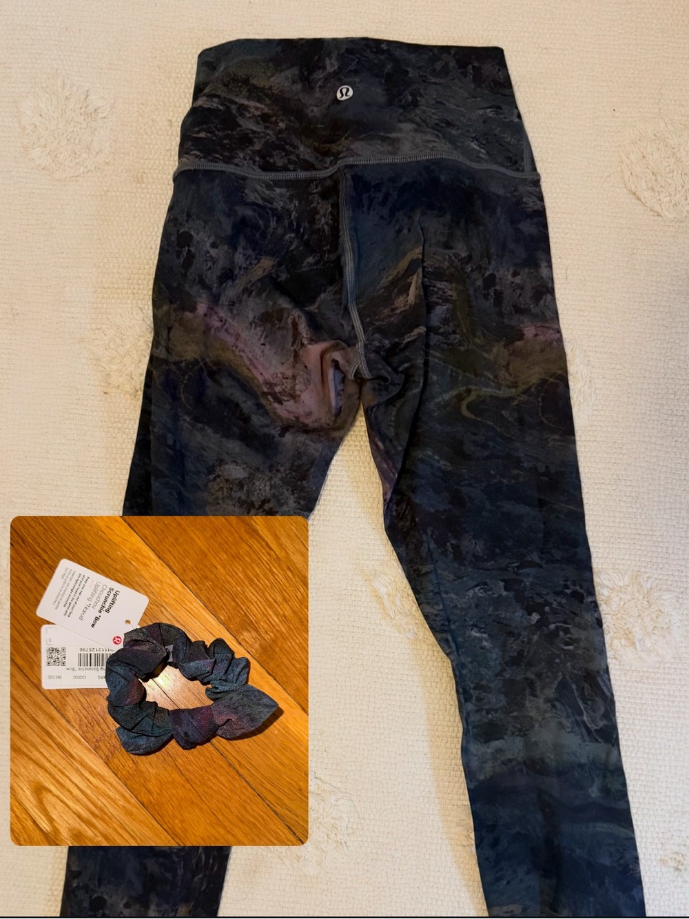 Lululemon Wunder Under Leggings & Scrunchie Bundle